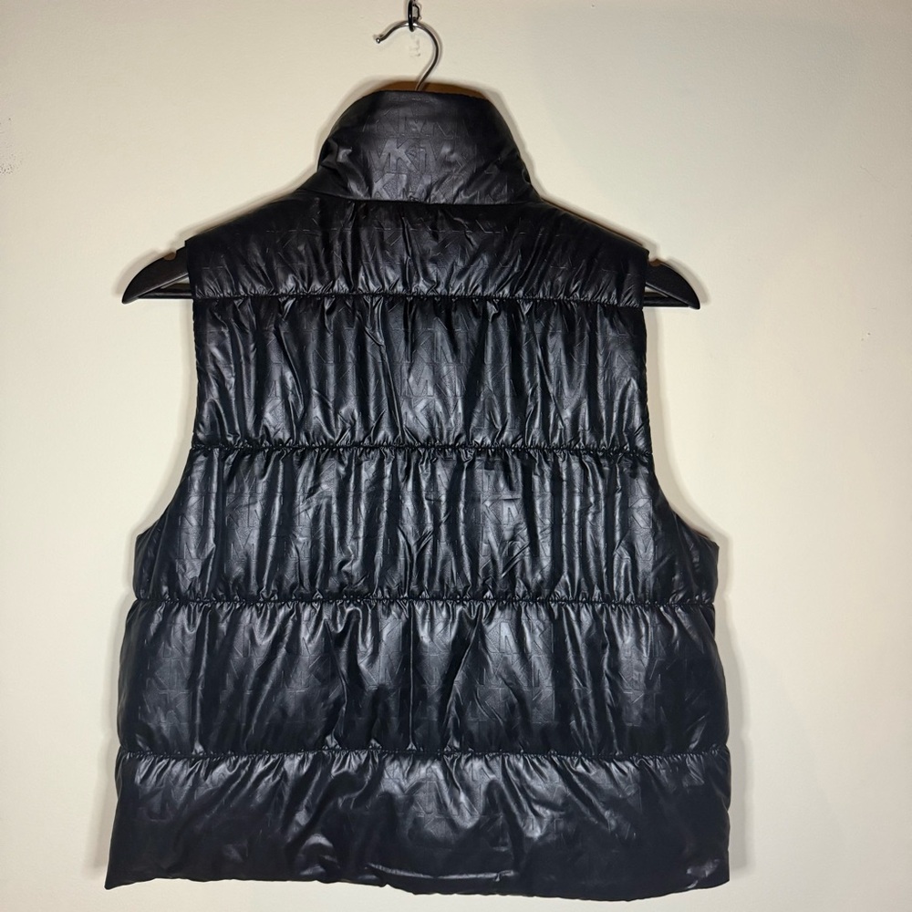 Michael Kors Charcoal Puffer Vest - Picture 2 of 9